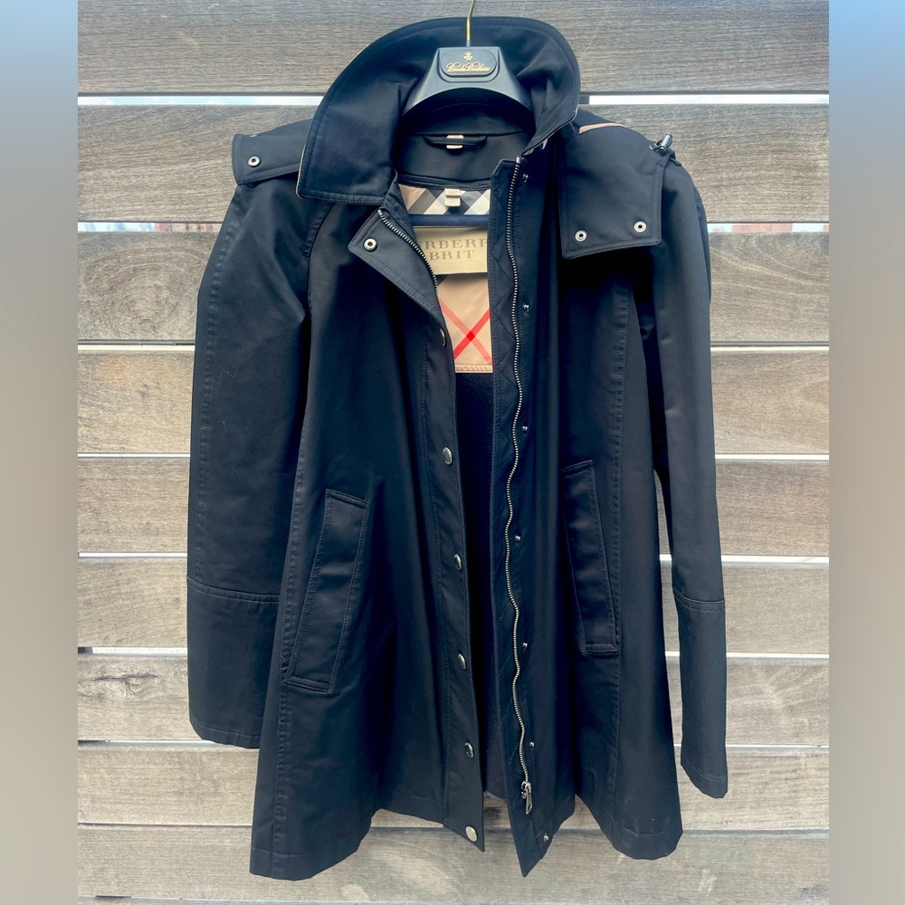 Burberry Brit Bowpark Women's Raincoat with Wool Liner U.S. size 12